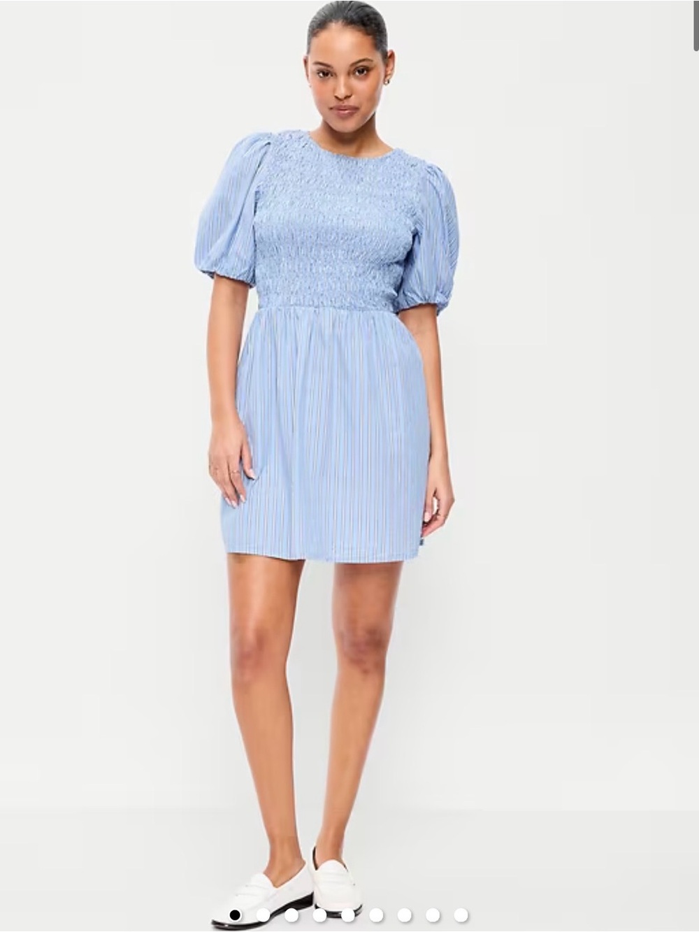 Old Navy Blue and White Striped Dress